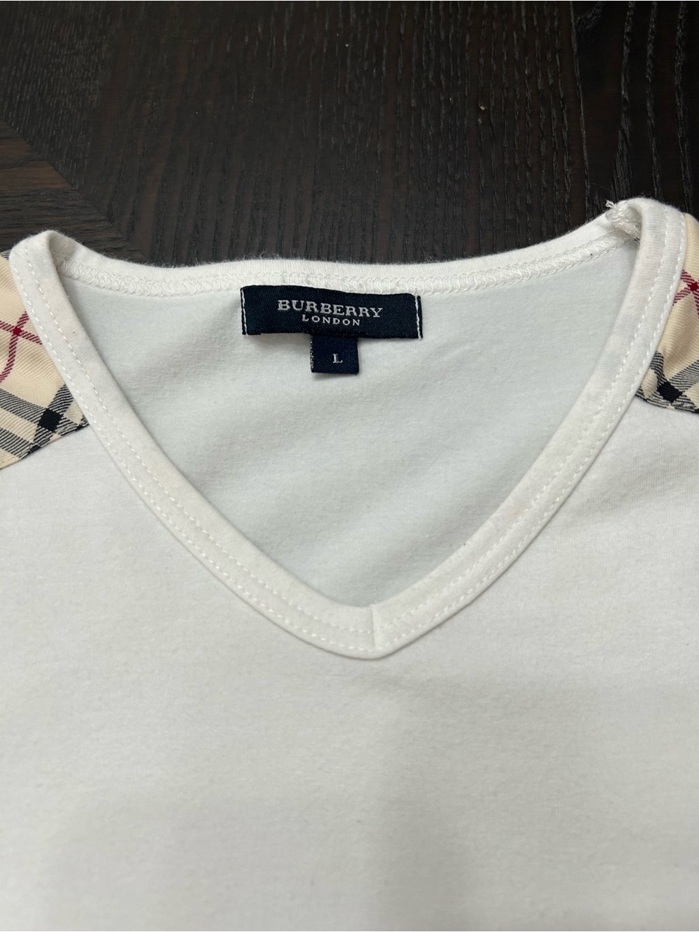 BURBERRY LONDON NOVA CHECK ACCENTS SHORT SLEEVE - Picture 3 of 8